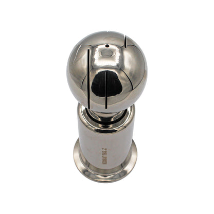 Stainless Steel 316 Tri-Clover Rotating CIP Spray Ball  2" TC -  Canuck Homebrew Supply, Canada