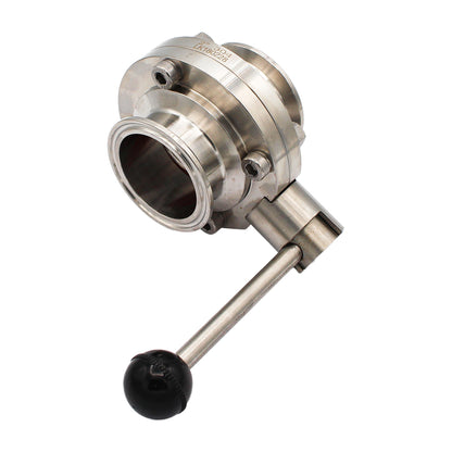 2" Tri Clamp Pull Trigger Butterfly Valve - Tri Clover Sanitary Stainless Steel Fitting -  Canuck Homebrew Supply, Canada