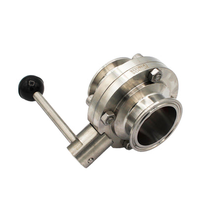 2" Tri Clamp Pull Trigger Butterfly Valve - Tri Clover Sanitary Stainless Steel Fitting -  Canuck Homebrew Supply, Canada