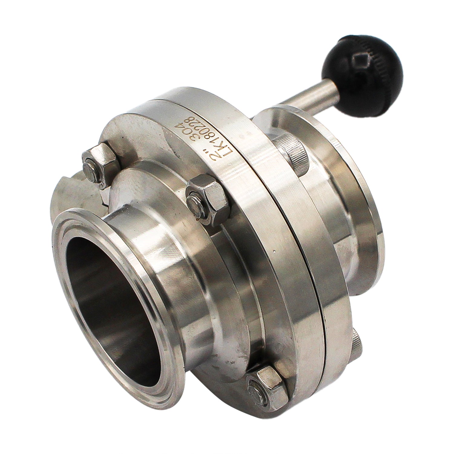 2" Tri Clamp Pull Trigger Butterfly Valve - Tri Clover Sanitary Stainless Steel Fitting -  Canuck Homebrew Supply, Canada