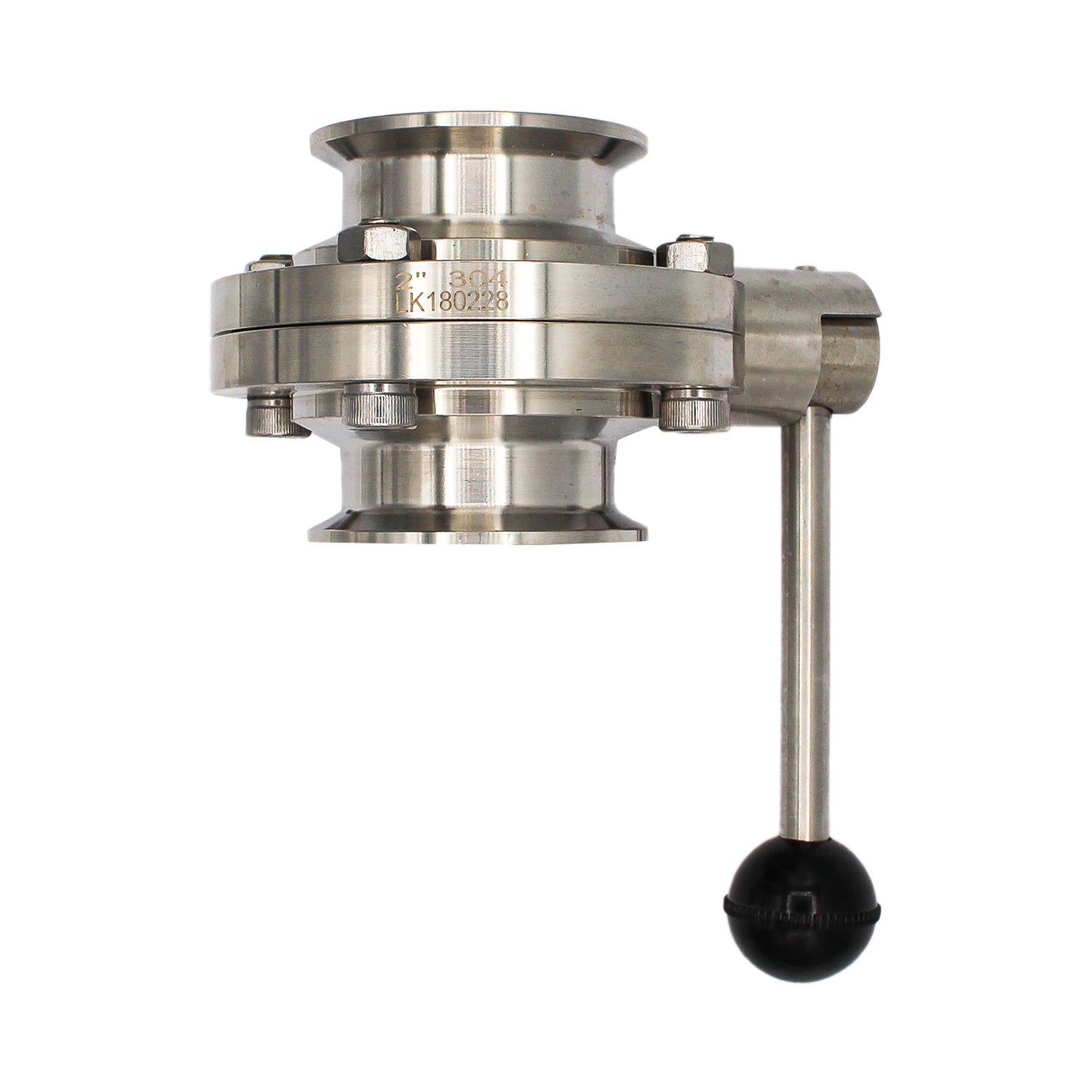 2" Tri Clamp Pull Trigger Butterfly Valve - Tri Clover Sanitary Stainless Steel Fitting -  Canuck Homebrew Supply, Canada