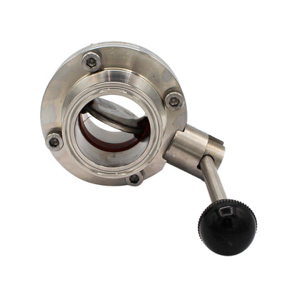 2" Tri Clamp Pull Trigger Butterfly Valve - Tri Clover Sanitary Stainless Steel Fitting -  Canuck Homebrew Supply, Canada