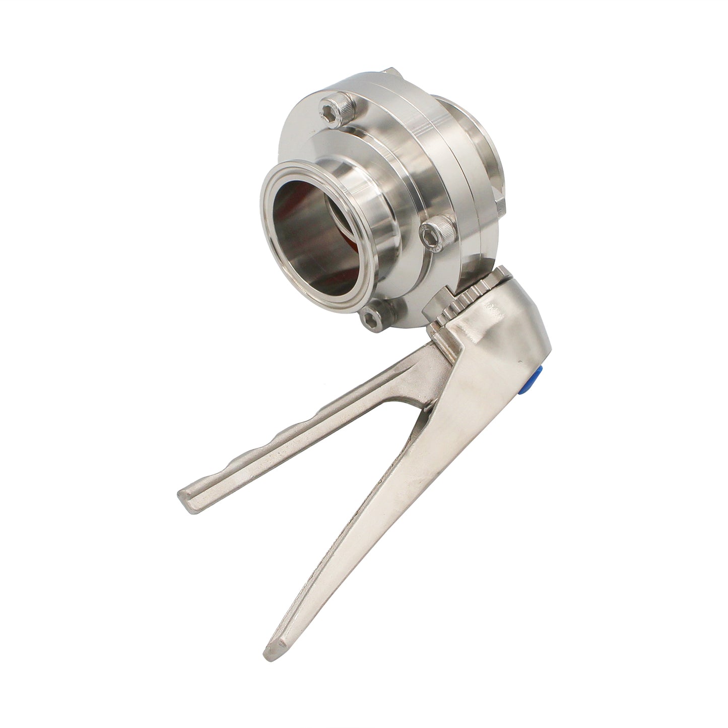 2" Tri Clamp Squeeze Trigger Butterfly Valve - Tri Clover Sanitary Stainless Steel Fitting