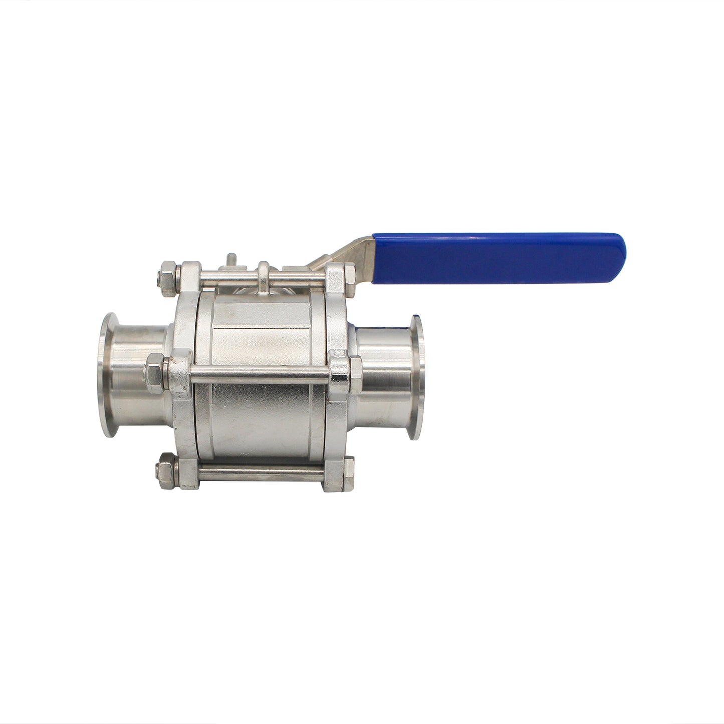 2" Tri Clamp 3-Piece Ball Valve - Tri Clover Sanitary Stainless Steel Fitting
