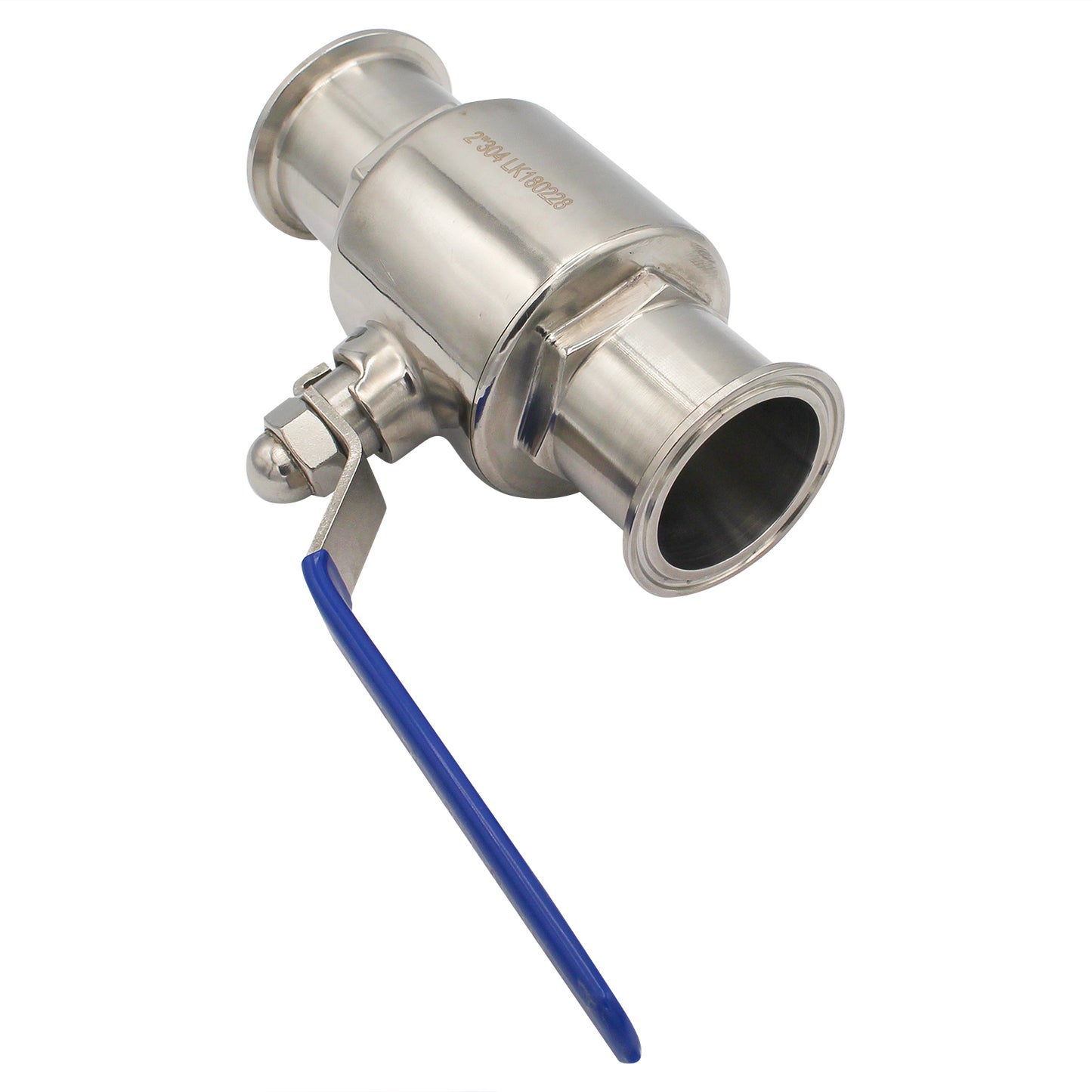 Stainless Steel 2" Tri-Clover 2-Piece Ball Valve