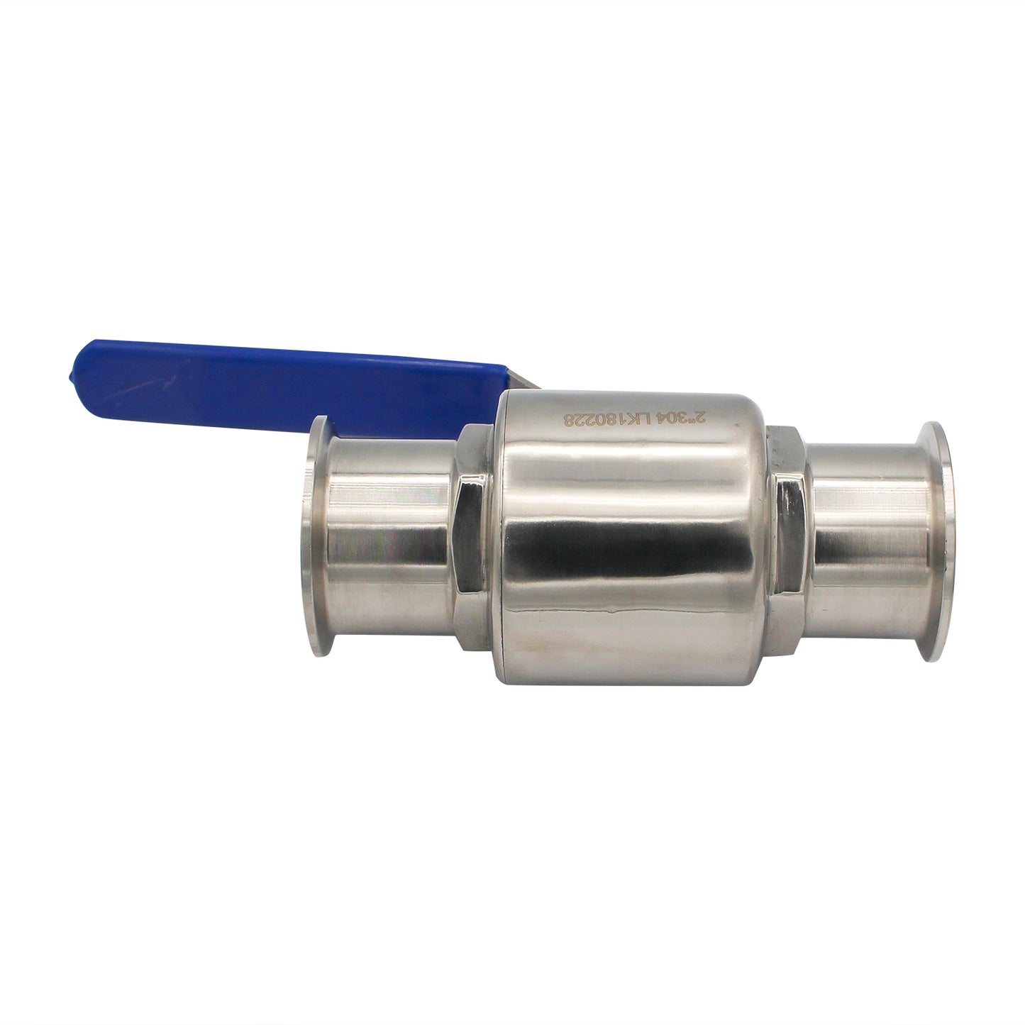 Stainless Steel 2" Tri-Clover 2-Piece Ball Valve