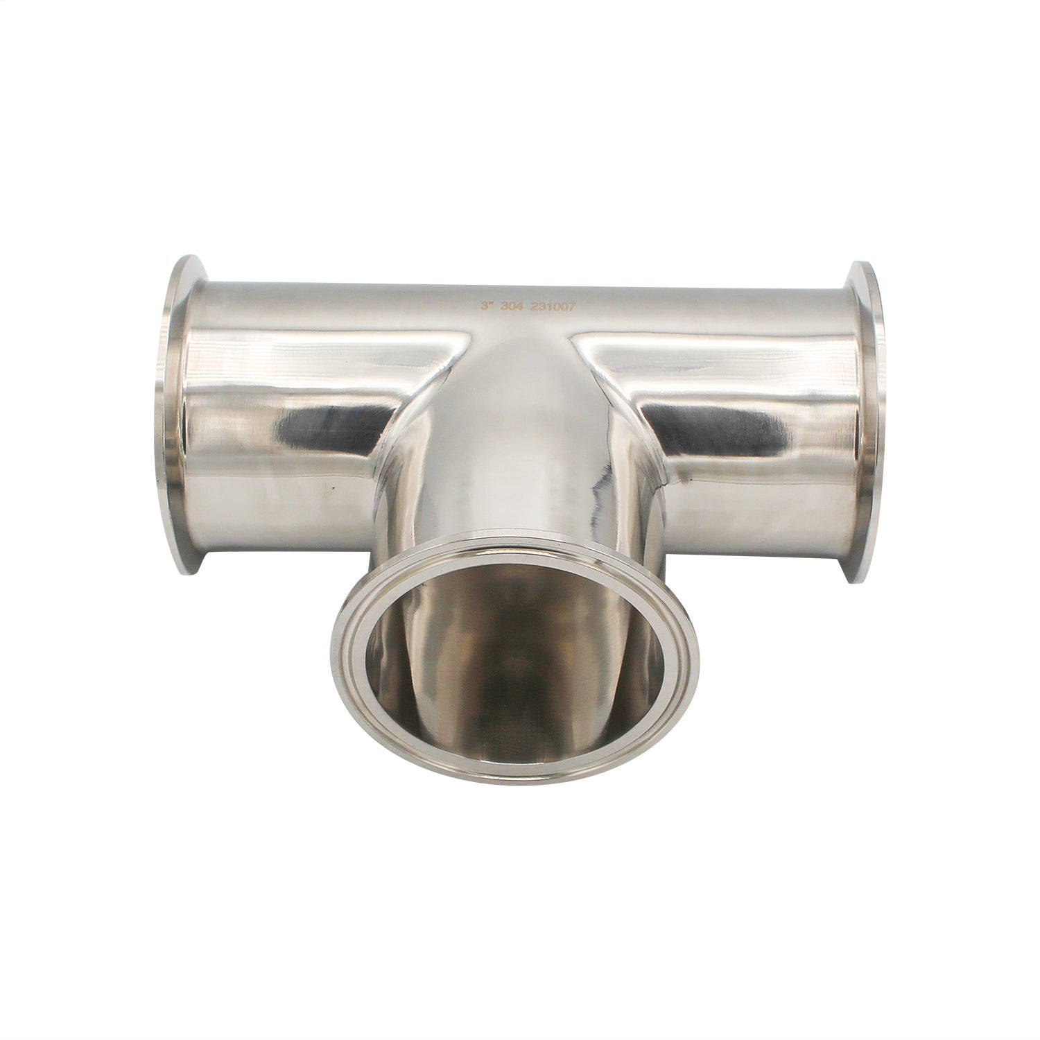 3" Tri Clamp Tee - Tri Clover Sanitary Stainless Steel Fitting -  Canuck Homebrew Supply, Canada