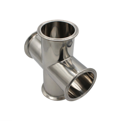 3" Tri Clamp Cross - Tri Clover Sanitary Stainless Steel Fitting