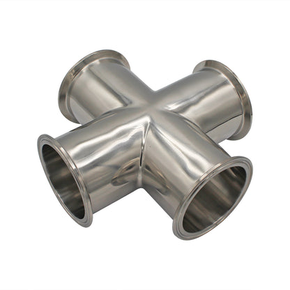 3" Tri Clamp Cross - Tri Clover Sanitary Stainless Steel Fitting