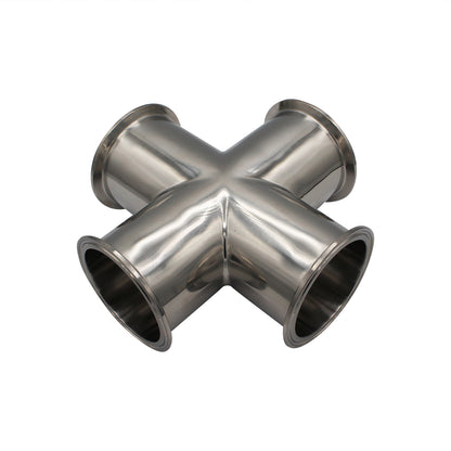 3" Tri Clamp Cross - Tri Clover Sanitary Stainless Steel Fitting