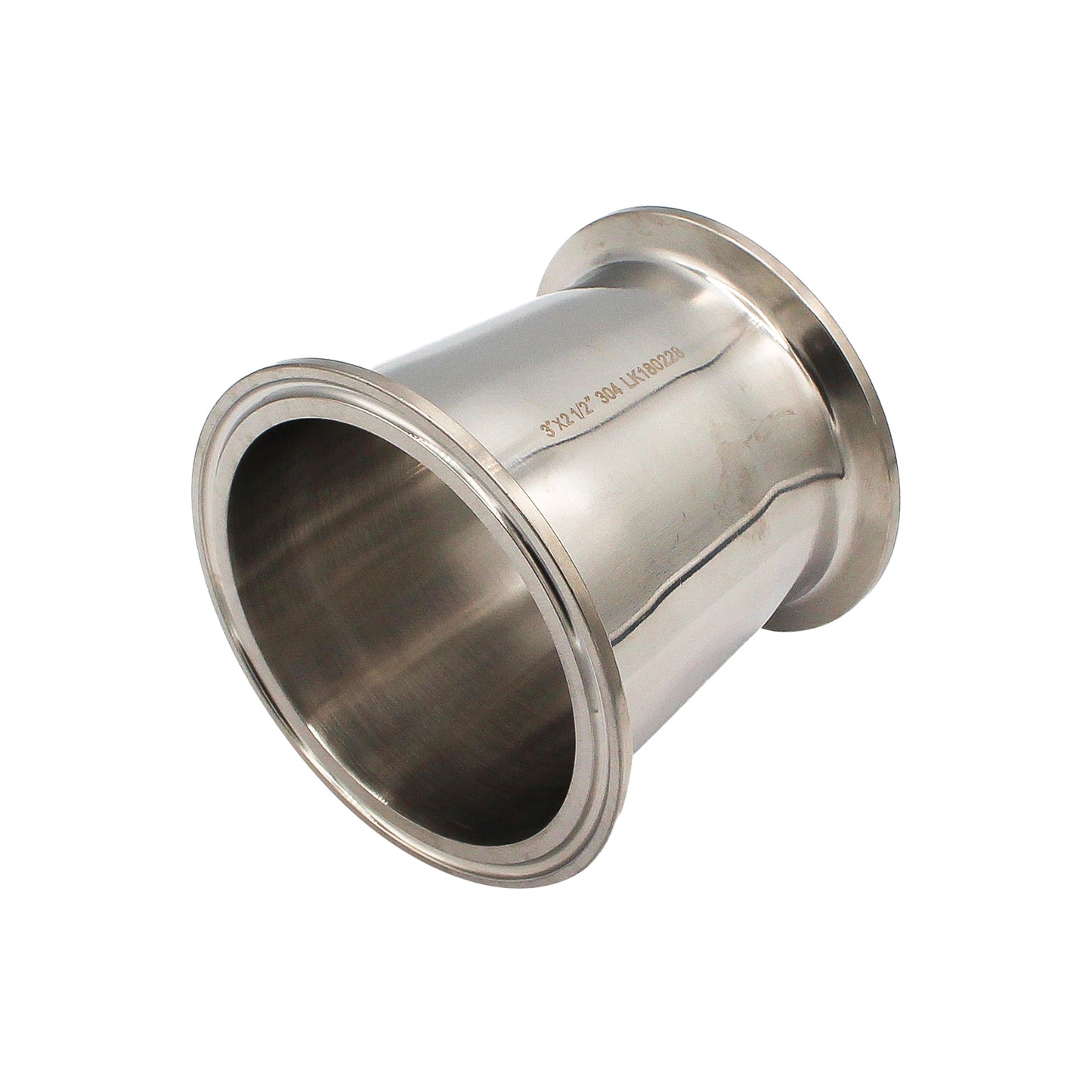 3" X 2.5" Tri Clamp Concentric Reducer - Tri Clover Sanitary Stainless Steel Fitting -  Canuck Homebrew Supply, Canada