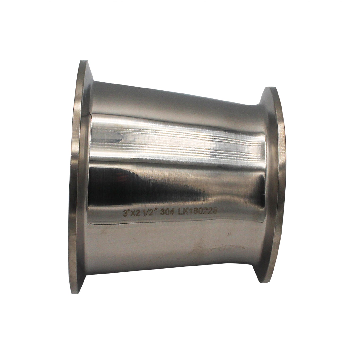 3" X 2.5" Tri Clamp Concentric Reducer - Tri Clover Sanitary Stainless Steel Fitting -  Canuck Homebrew Supply, Canada