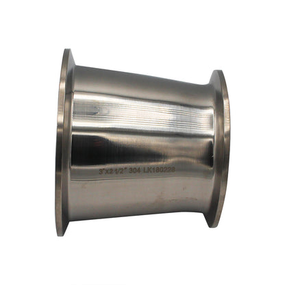 3" X 2.5" Tri Clamp Concentric Reducer - Tri Clover Sanitary Stainless Steel Fitting -  Canuck Homebrew Supply, Canada
