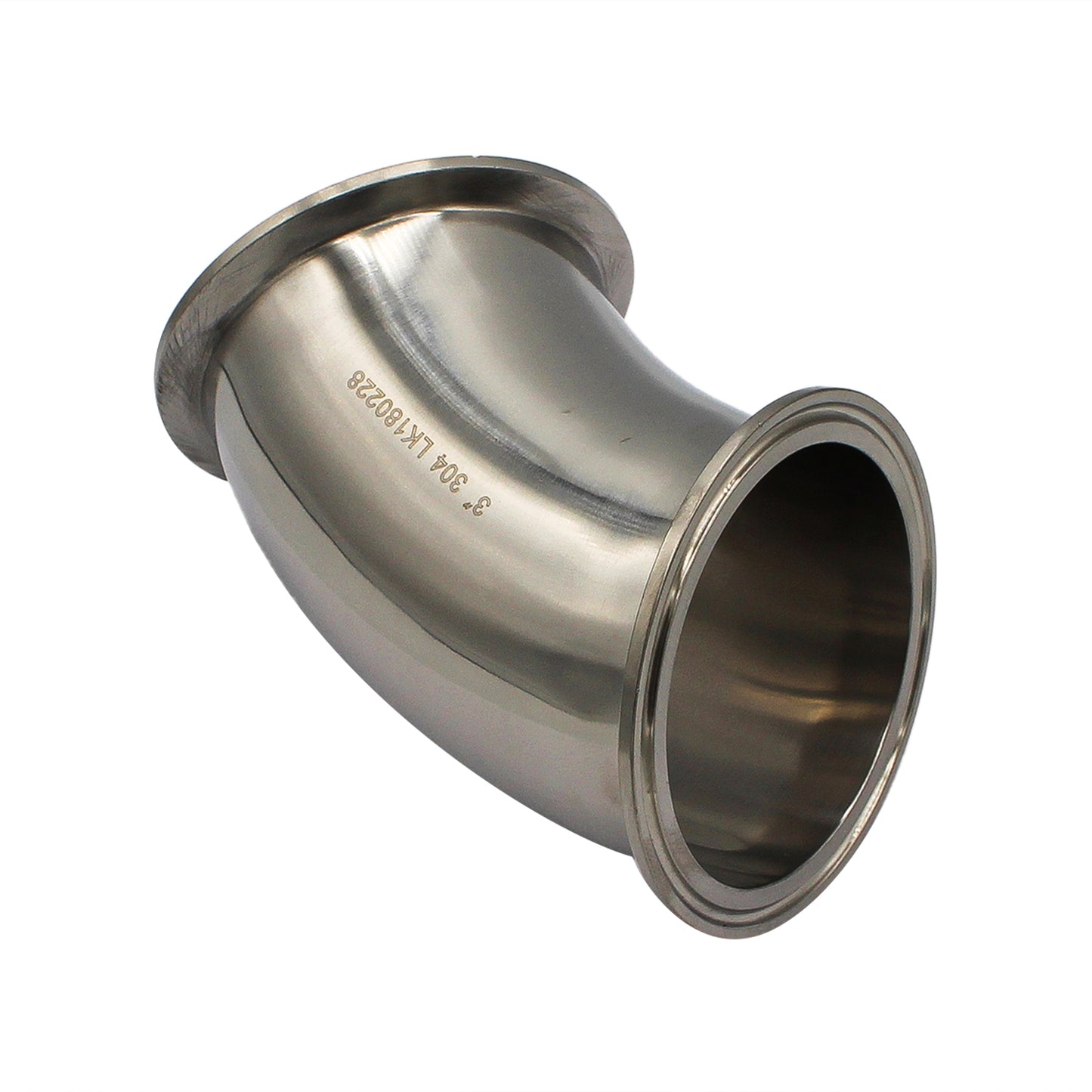 3" Tri Clamp 45° Elbow - Tri Clover Sanitary Stainless Steel Fitting -  Canuck Homebrew Supply, Canada