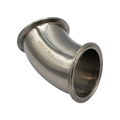 3" Tri Clamp 45° Elbow - Tri Clover Sanitary Stainless Steel Fitting -  Canuck Homebrew Supply, Canada