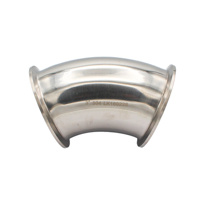 3" Tri Clamp 45° Elbow - Tri Clover Sanitary Stainless Steel Fitting -  Canuck Homebrew Supply, Canada