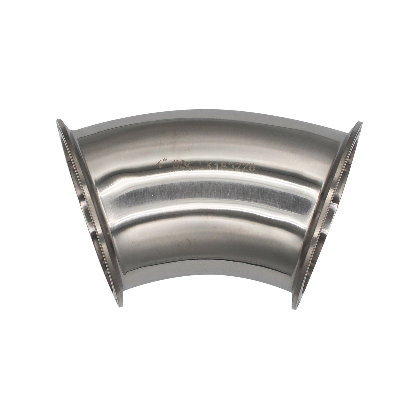 4" Tri Clamp 45° Elbow - Tri Clover Sanitary Stainless Steel Fitting