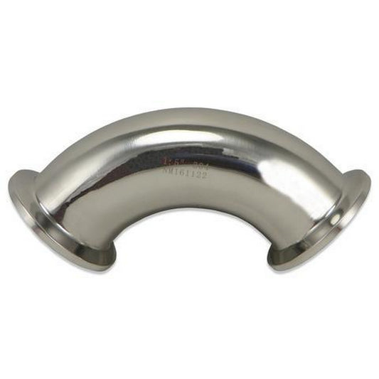 Stainless Steel Tri-Clover 90° Elbow – 3” TC