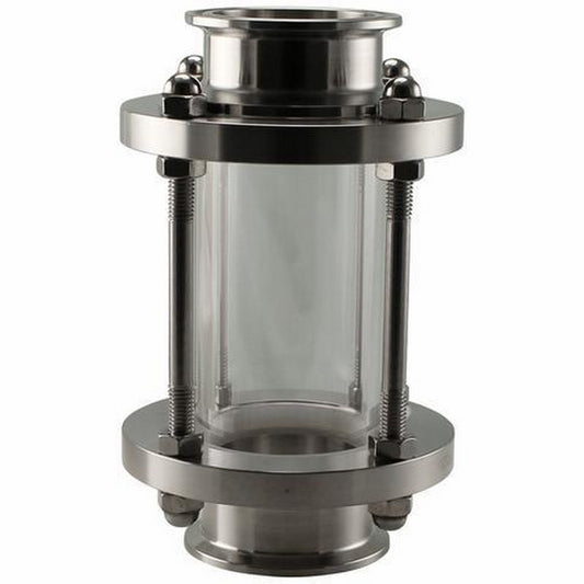 Stainless Steel Tri-Clover Sight Glass – 4” TC