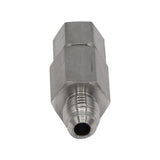 Stainless Steel Check Valve for Gas Disconnects  1/4" MFL to FFL