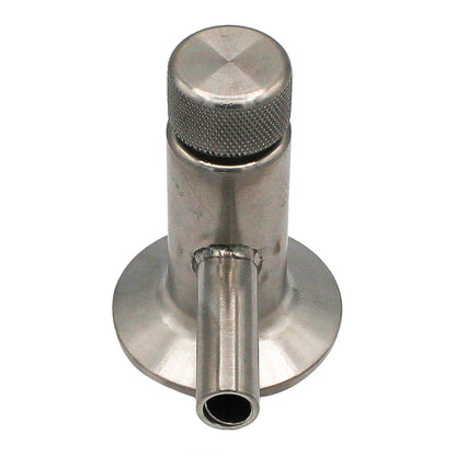 1.5" Tri Clamp Sample Valve with 1/2" Outlet - Tri Clamp Sanitary Stainless Steel Fitting -  Canuck Homebrew Supply, Canada