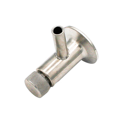 1.5" Tri Clamp Sample Valve with 1/2" Outlet - Tri Clamp Sanitary Stainless Steel Fitting -  Canuck Homebrew Supply, Canada