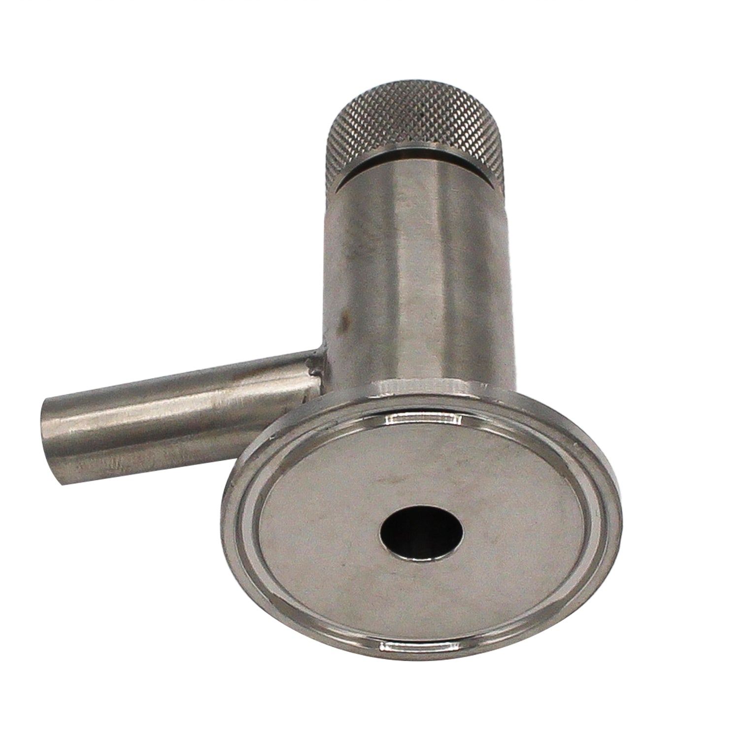 1.5" Tri Clamp Sample Valve with 1/2" Outlet - Tri Clamp Sanitary Stainless Steel Fitting -  Canuck Homebrew Supply, Canada