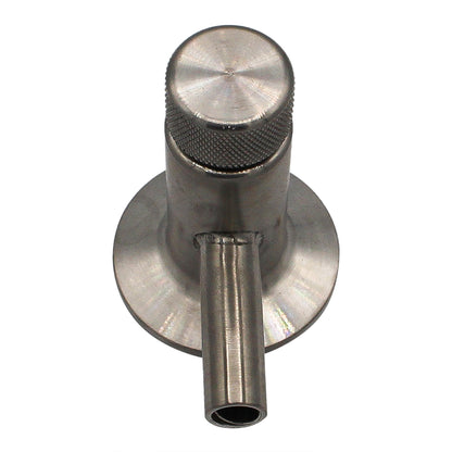 1.5" Tri Clamp Sample Valve with 1/2" Outlet - Tri Clamp Sanitary Stainless Steel Fitting -  Canuck Homebrew Supply, Canada