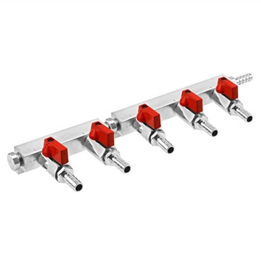 Aluminum Gas Distributor - 5 Way