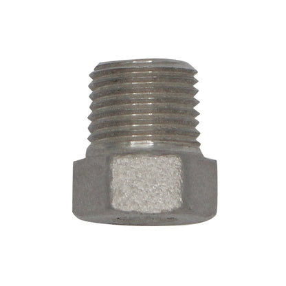 Stainless Steel Hex Plug - 1/8" Male NPT