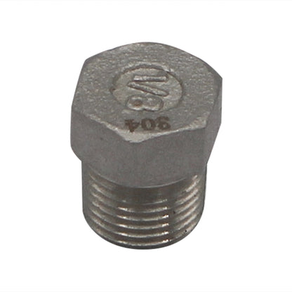 Stainless Steel Hex Plug - 1/8" Male NPT