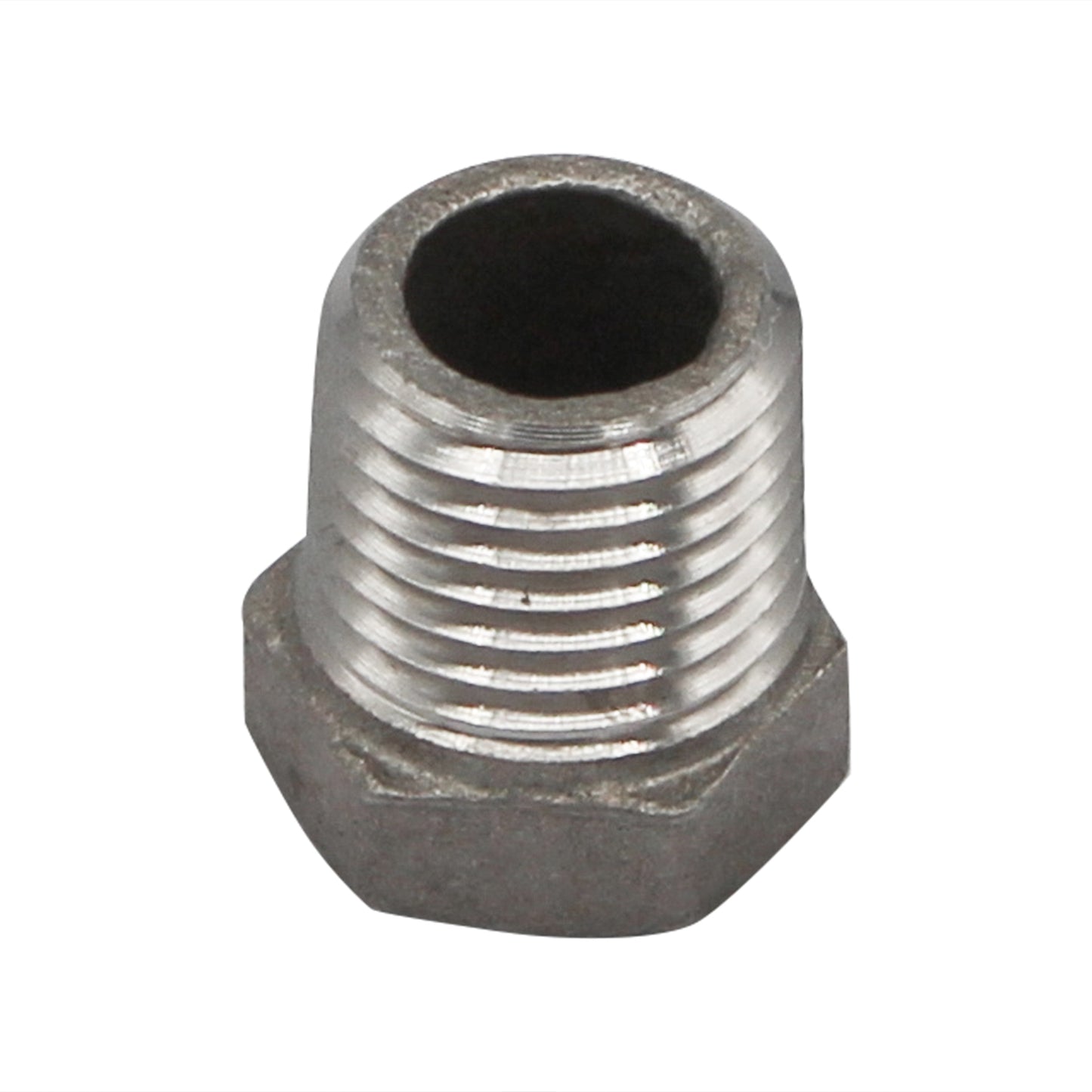Stainless Steel Hex Plug - 1/4" Male NPT