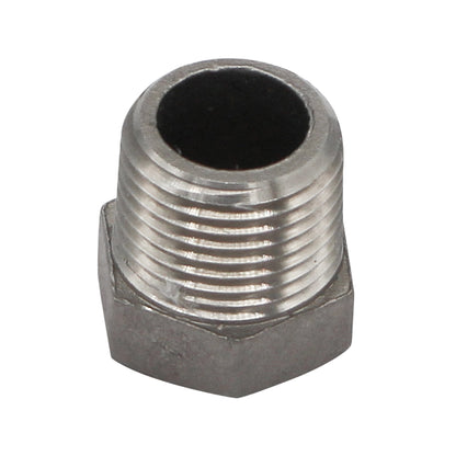 Stainless Steel Hex Plug - 3/8" Male NPT