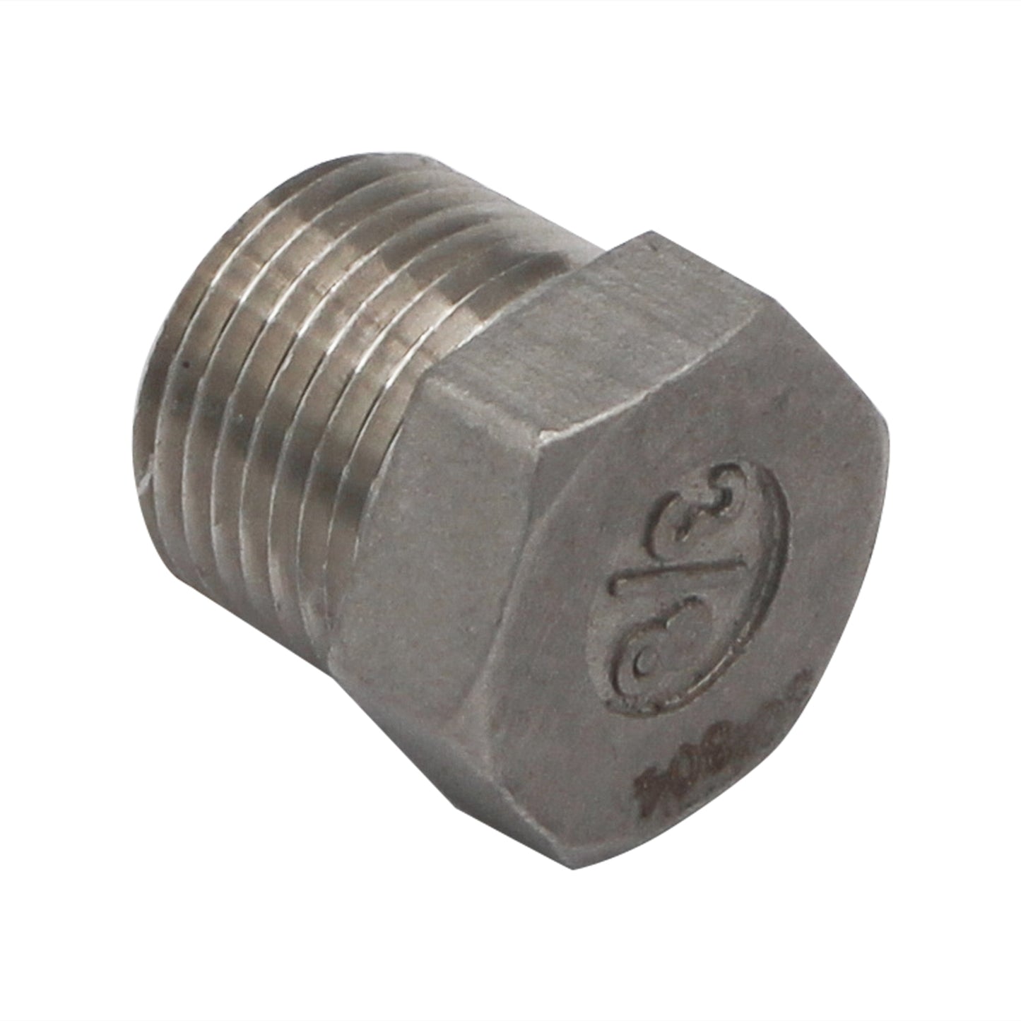 Stainless Steel Hex Plug - 3/8" Male NPT