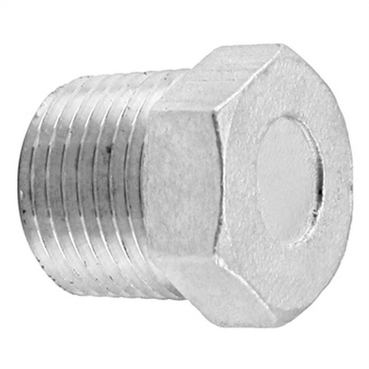 Stainless Steel Hex Plug - 3/8" Male NPT