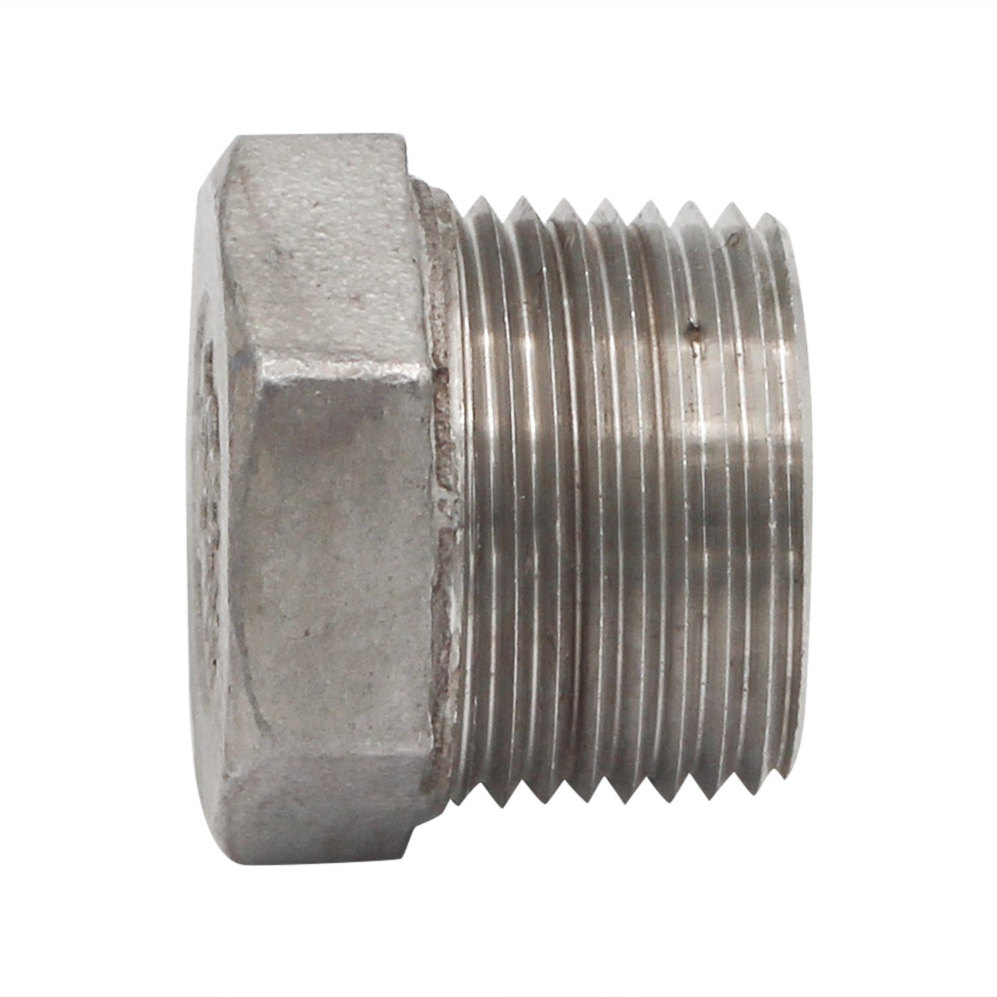 Stainless Steel Hex Plug - 3/4" Male NPT
