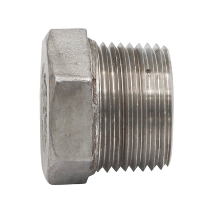 Stainless Steel Hex Plug - 3/4" Male NPT