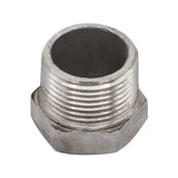 Stainless Steel Hex Plug - 3/4" Male NPT