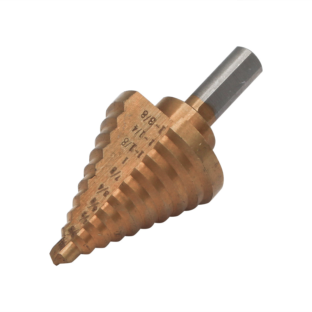 Step Bit - 1/4" to 1 3/8" (1/8" Increments)