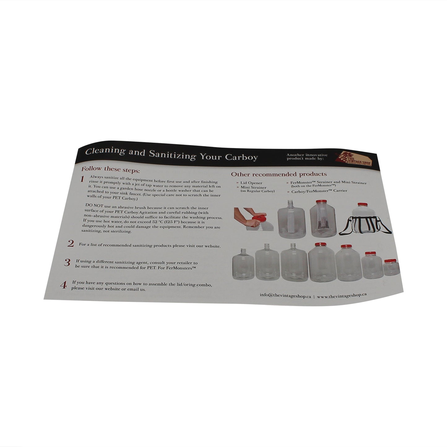 FerMonster P.E.T. Carboy - 1 Gallon