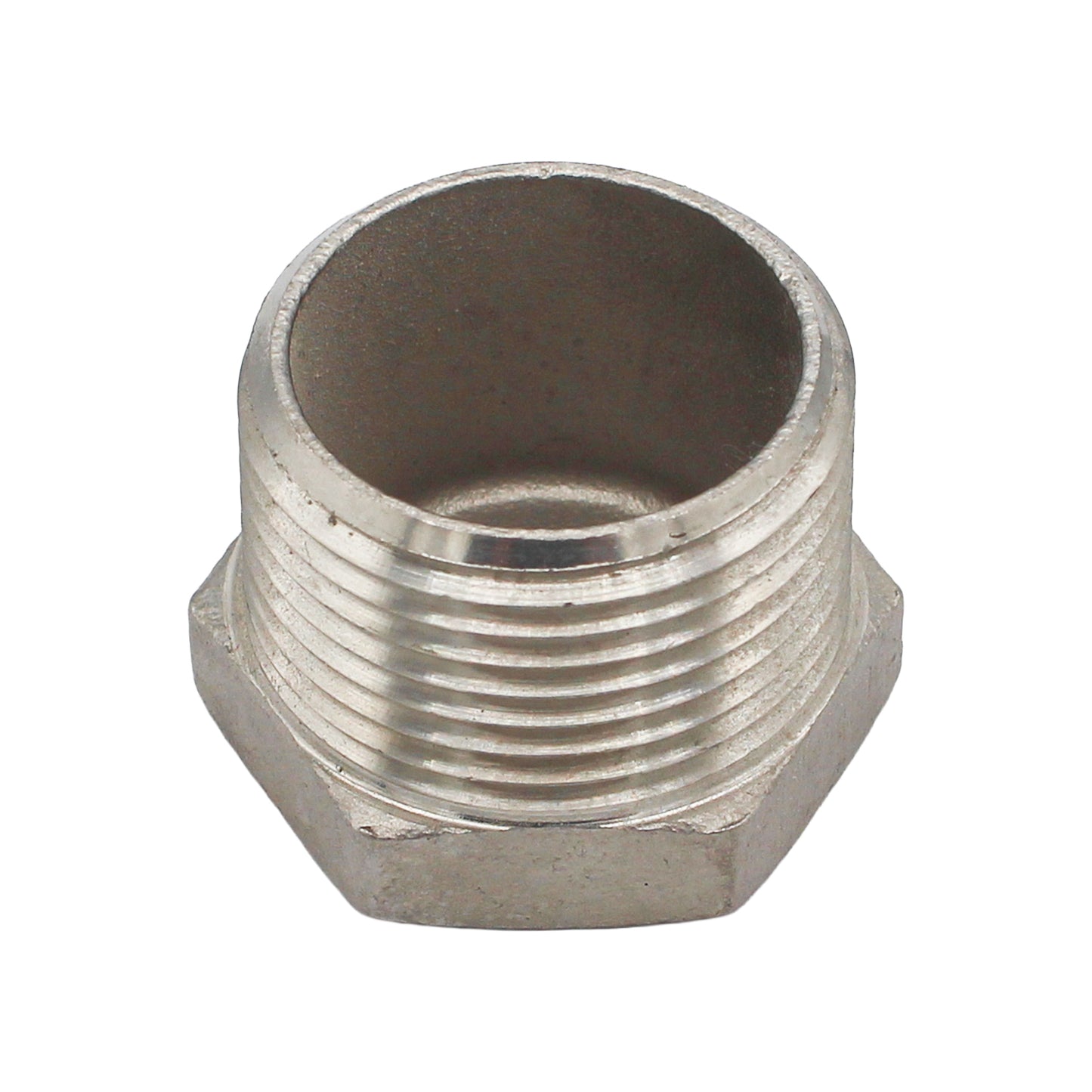 Stainless Steel Hex Plug - 1" Male NPT