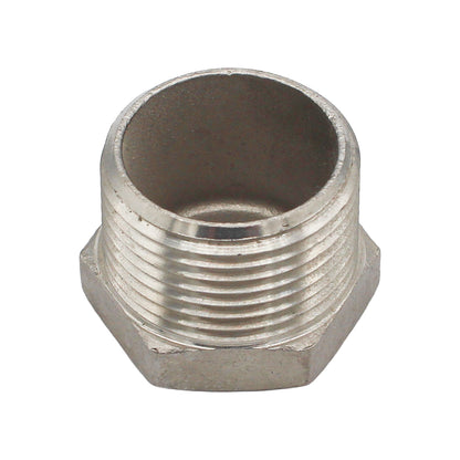Stainless Steel Hex Plug - 1" Male NPT