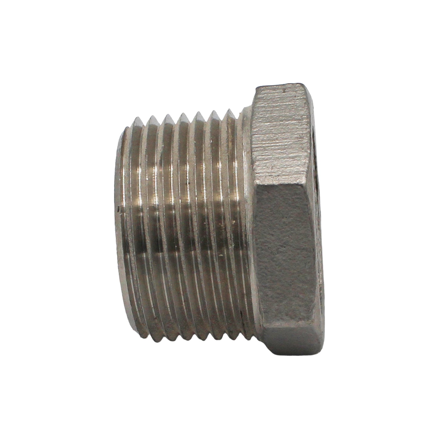 Stainless Steel Hex Plug - 1" Male NPT