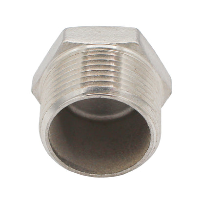 Stainless Steel Hex Plug - 1" Male NPT