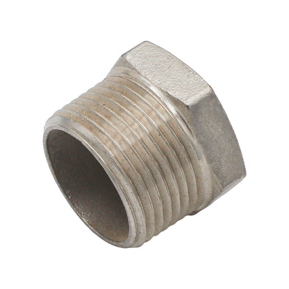 Stainless Steel Hex Plug - 1" Male NPT