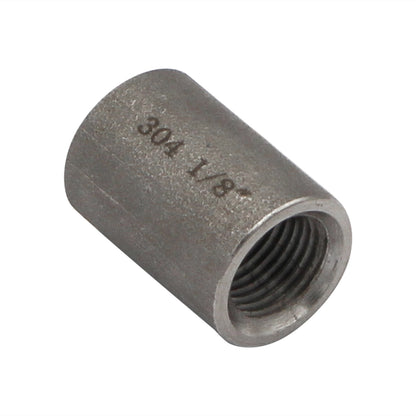 1/8" Female NPT Coupler - 304 Stainless Steel Pipe Fitting