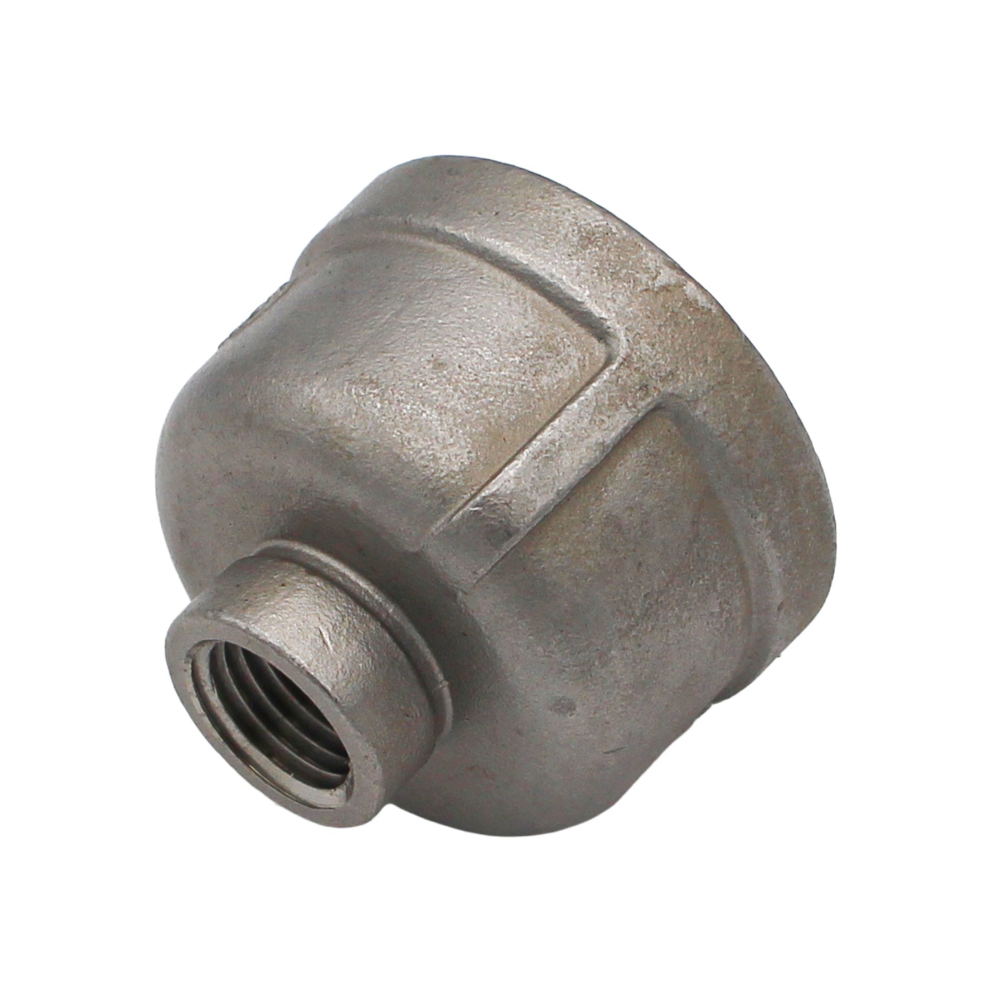 1" Female NPT X 1/4" Female NPT Reducing Coupler - 304 Stainless Steel Pipe Fitting