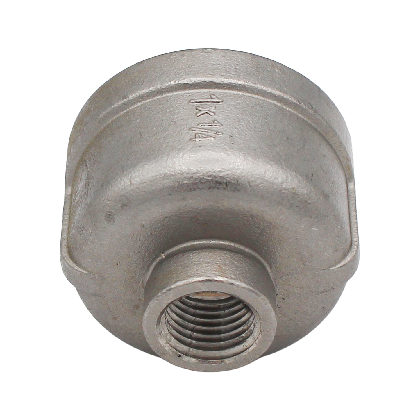1" Female NPT X 1/4" Female NPT Reducing Coupler - 304 Stainless Steel Pipe Fitting