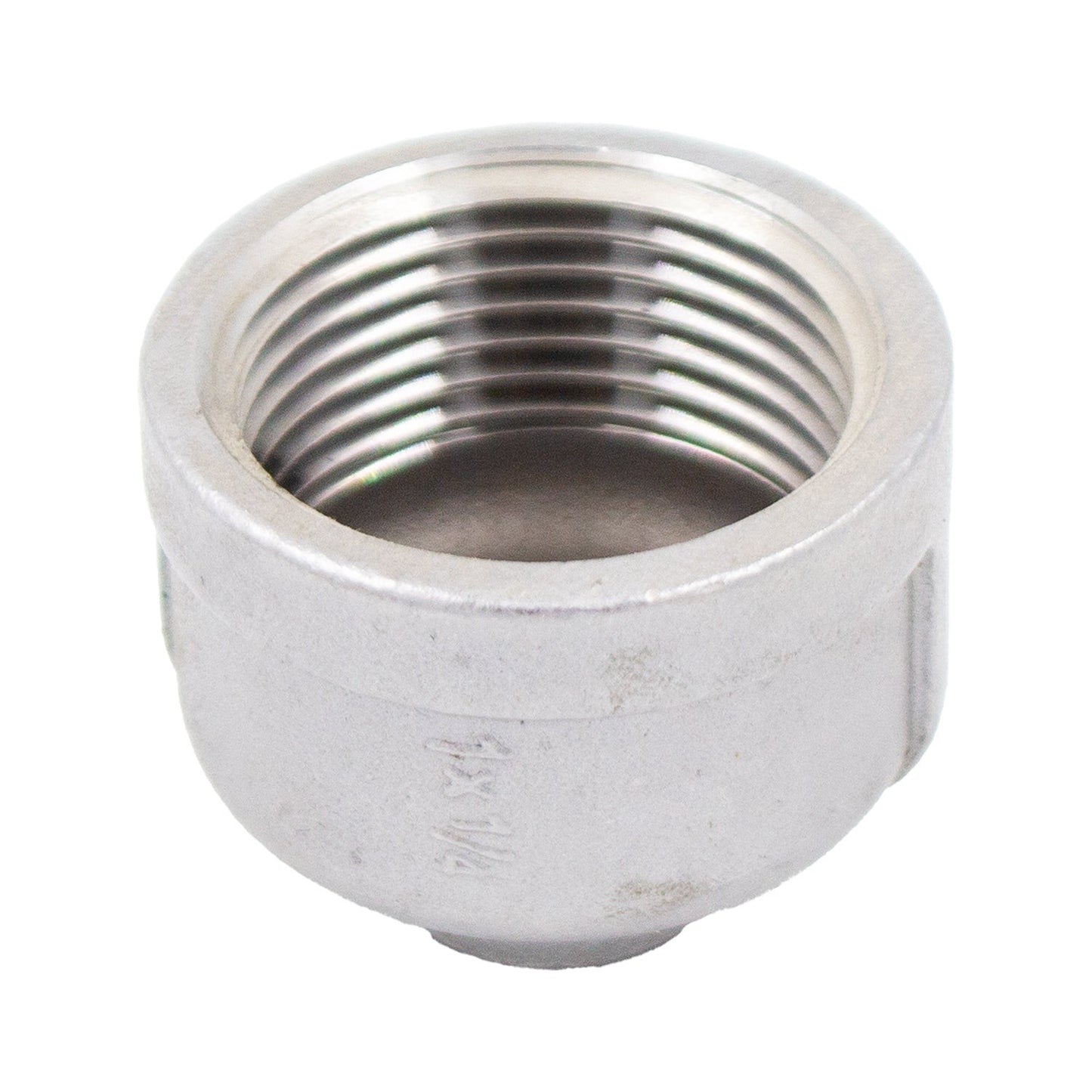 Stainless Steel Reducing Coupler - 1" Female NPT X 1/4" Female NPT