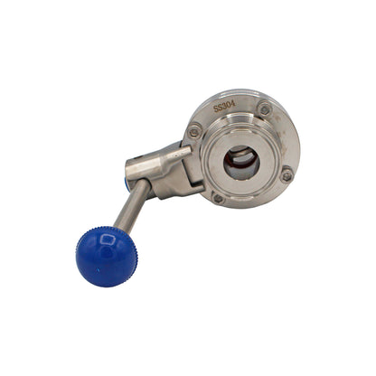 1" Tri Clamp Pull Trigger Butterfly Valve - Tri Clover Sanitary Stainless Steel Fitting -  Canuck Homebrew Supply, Canada
